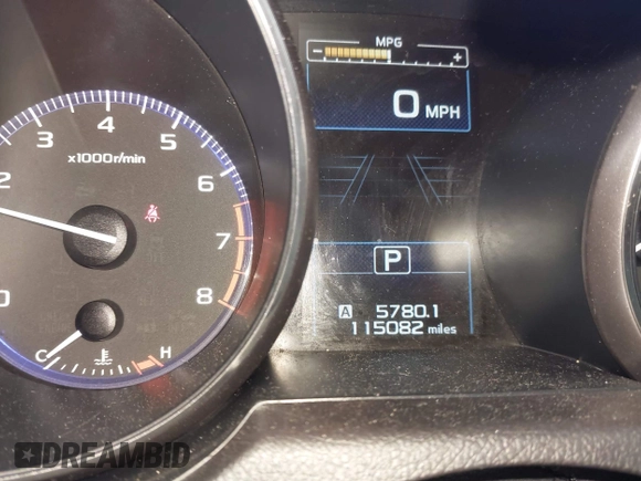 2016 Subaru Legacy 3.6R Limited with VIN 4S3BNEN68G3040209, listed as a IAAI auction lot 41948872 with 115,082 mi miles. Bid and sale history available at carsss.com. Image 15.