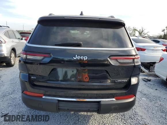 2021 Jeep Grand Cherokee Limited with VIN 1C4RJJBG3M8116482, listed as a Copart auction lot 54333095 with 31,178 mi miles and Salvage title. Bid and sale history available at DreamBid. Image 6.