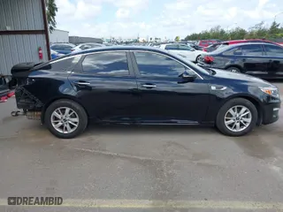 2018 Kia Optima S with VIN 5XXGT4L36JG196870, listed as a IAAI auction lot 41936011 with 92,468 mi miles. Bid and sale history available at carsss.com. Image 14.