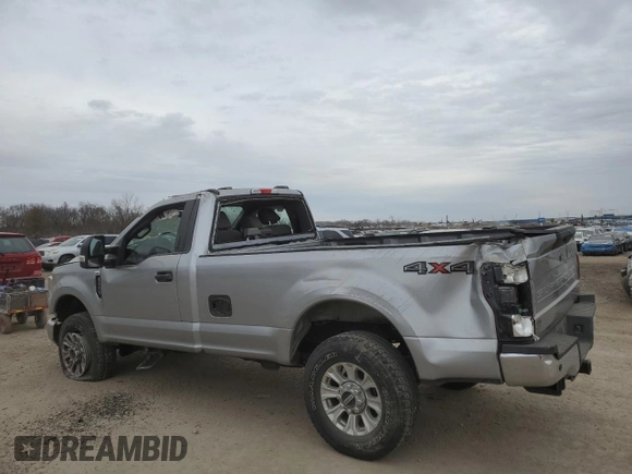 2022 Ford F-250 XL with VIN 1FTBF2B62NED30463, listed as a Copart auction lot 81874934 with 28,994 mi miles and Salvage title. Bid and sale history available at DreamBid. Image 2.