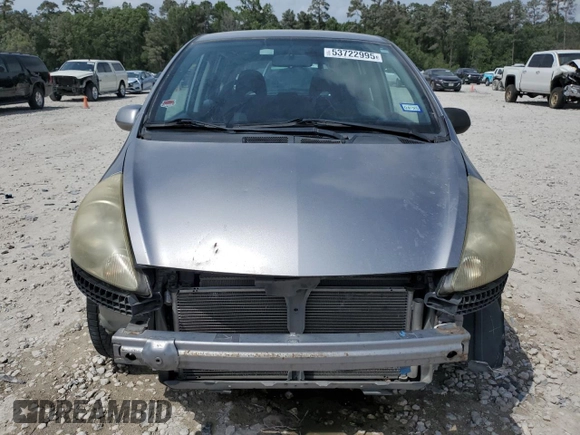 2008 Honda Fit Sport with VIN JHMGD37668S060698, listed as a Copart auction lot 53722995 with 204,346 mi miles and Salvage Title. Bid and sale history available at carsss.com. Image 5.