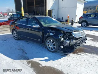 2007 Lincoln MKZ with VIN 3LNHM26T07R653177, listed as a IAAI auction lot 41571111 with 124,929 mi miles. Bid and sale history available at carsss.com. Image 1.