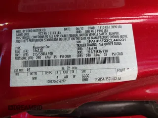 2012 Ford Focus SE с VIN 1FAHP3F22CL449231, выставлен на аукционе IAAI как лот 41856324 с пробегом 1 144 417 миль миль и . История ставок и продаж доступна на DreamBid. Изображение 9.