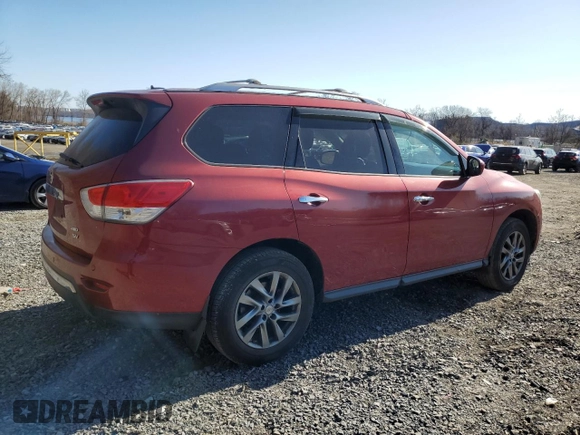 2013 Nissan Pathfinder SV with VIN 5N1AR2MM3DC620571, listed as a Copart auction lot 52930215 with 191,237 mi miles and Salvage Title. Bid and sale history available at carsss.com. Image 3.