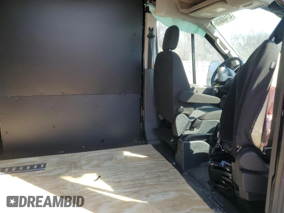 2020 Ford Transit Cargo with VIN 1FTBW3X82LKB40192, listed as a Copart auction lot 57694465 with 48,601 mi miles and Salvage title. Bid and sale history available at DreamBid. Image 11.