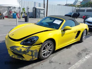 2021 Porsche 718 Boxster with VIN WP0CA2A8XMS210397, listed as a IAAI auction lot 41958221 with 43,518 mi miles and . Bid and sale history available at DreamBid. Image 2.