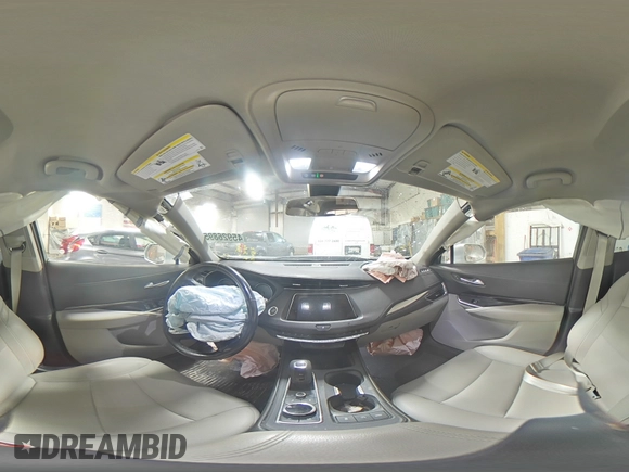 2019 Cadillac XT4 AWD Luxury with VIN 1GYFZBR44KF128401, listed as a Copart auction lot 45926895 with 76,303 mi miles and Salvage Title. Bid and sale history available at carsss.com. Image 14.
