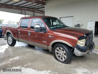 2006 Ford Super Duty F-250 XL with VIN 1FTSW21P96ED39723, listed as a Copart auction lot 75339514 with 0 mi miles and Salvage Title. Bid and sale history available at carsss.com. Image 4.