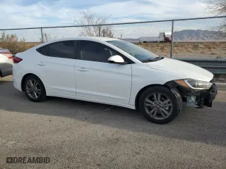 2018 Hyundai Elantra SEL with VIN 5NPD84LF4JH361799, listed as a Copart auction lot 43797695 with 70,373 mi miles and Salvage Title. Bid and sale history available at carsss.com. Image 4.