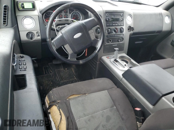 2005 Ford F-150 XLT with VIN 1FTPX145X5FA35252, listed as a Copart auction lot 59336575 with 234,398 mi miles and Salvage title. Bid and sale history available at DreamBid. Image 8.