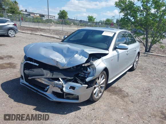 2014 Audi A4 Premium Plus with VIN WAUEFAFL6EN005948, listed as a IAAI auction lot 41923138 with 129,715 mi miles. Bid and sale history available at carsss.com. Image 6.