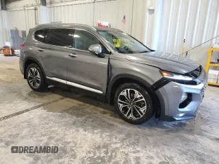 2019 Hyundai Santa Fe Ultimate with VIN 5NMS53AA0KH124114, listed as a Copart auction lot 42090225 with 106,477 mi miles and Clean Title. Bid and sale history available at carsss.com. Image 4.