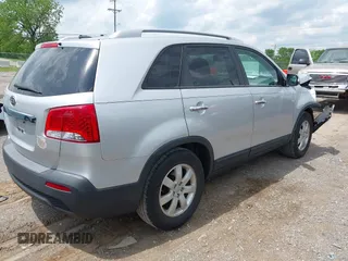 2012 Kia Sorento LX with VIN 5XYKT4A6XCG217290, listed as a IAAI auction lot 42159310 with 277,848 mi miles. Bid and sale history available at carsss.com. Image 4.