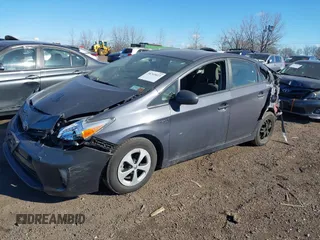 2013 Toyota Prius One with VIN JTDKN3DU6D1719665, listed as a IAAI auction lot 38765023 with 50,913 mi miles and . Bid and sale history available at DreamBid. Image 2.