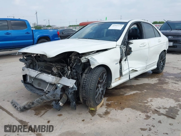 2012 Mercedes-Benz C-Class C 250 Sport with VIN WDDGF4HB9CA652615, listed as a IAAI auction lot 41945573 with 157,522 mi miles. Bid and sale history available at carsss.com. Image 20.