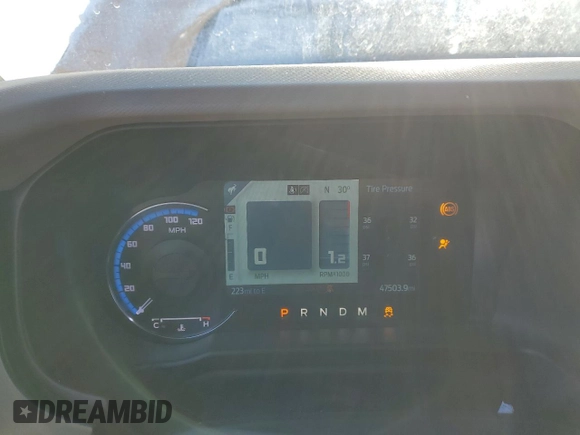 2022 Ford Bronco with VIN 1FMDE5CP7NLB42694, listed as a Copart auction lot 88515645 with 47,503 mi miles and Salvage Title. Bid and sale history available at DreamBid. Image 9.