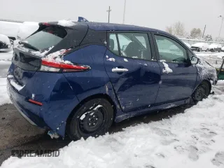 2025 Nissan LEAF S with VIN 1N4AZ1BV4SC557865, listed as a Copart auction lot 79469604 with 2,272 mi miles and Salvage Title. Bid and sale history available at carsss.com. Image 3.