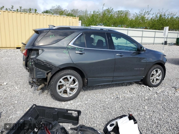 2019 Chevrolet Equinox Premier z VIN 2GNAXNEV5K6302984, wystawiony jako Copart lot #56033935 z przebiegiem 59 554 mil mil oraz Szkoda całkowita • Salvage title. Historia ofert i sprzedaży dostępna na DreamBid. Obrazek 3.