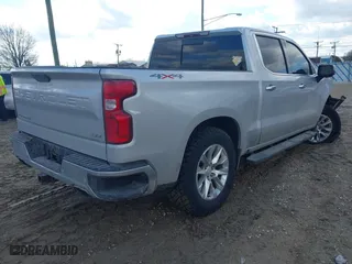 2019 Chevrolet Silverado 1500 LTZ with VIN 1GCUYGELXKZ154980, listed as a IAAI auction lot 41687643 with 139,023 mi miles. Bid and sale history available at carsss.com. Image 4.