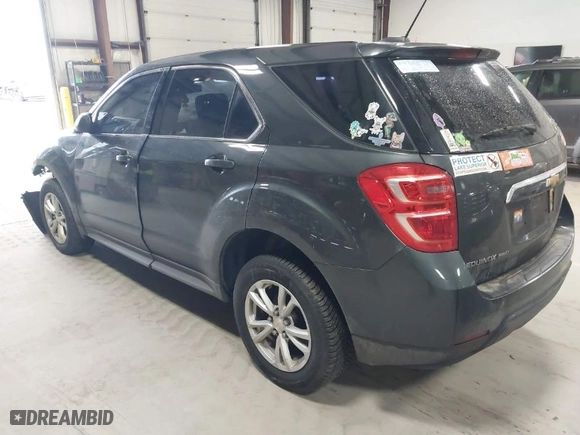2017 Chevrolet Equinox LS with VIN 2GNFLEEK8H6240416, listed as a IAAI auction lot 41689254 with 133,696 mi miles. Bid and sale history available at carsss.com. Image 3.