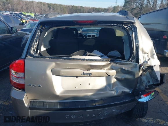 2008 Jeep Compass Sport with VIN 1J8FF47W08D705923, listed as a IAAI auction lot 41749761 with 179,848 mi miles and . Bid and sale history available at DreamBid. Image 16.