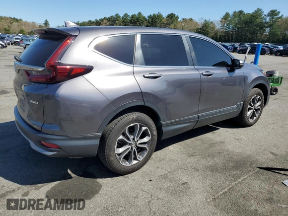 2020 Honda CR-V EX-L with VIN 2HKRW2H8XLH683506, listed as a Copart auction lot 54350035 with 63,222 mi miles and Salvage title. Bid and sale history available at DreamBid. Image 3.