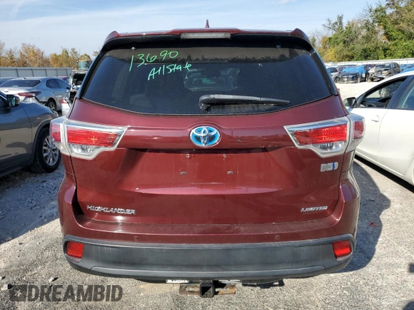 2014 Toyota Highlander Limited с VIN 5TDDCRFH0ES004774, выставлен на аукционе Copart как лот 77701584 с пробегом 147 023 миль миль и Списание • Salvage title. История ставок и продаж доступна на DreamBid. Изображение 6.