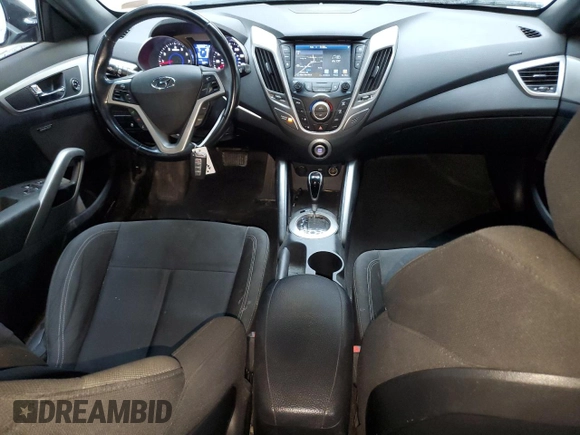 2017 Hyundai Veloster Value Edition with VIN KMHTC6AD3HU324505, listed as a Copart auction lot 50667195 with 92,050 mi miles and Clean Title. Bid and sale history available at carsss.com. Image 8.