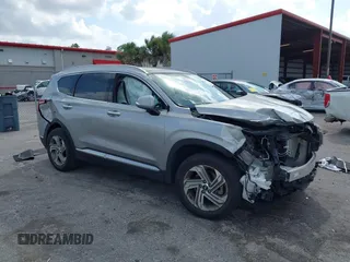 2022 Hyundai Santa Fe SEL with VIN 5NMS34AJXNH393589, listed as a IAAI auction lot 41908857 with 22,661 mi miles. Bid and sale history available at carsss.com. Image 1.