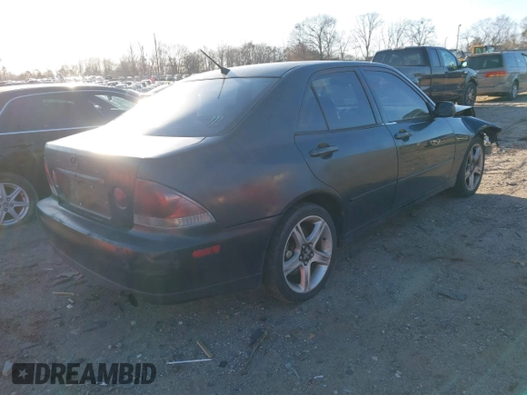 2001 Lexus IS with VIN JTHBD182710020433, listed as a IAAI auction lot 41496923 with 248,450 mi miles. Bid and sale history available at carsss.com. Image 4.