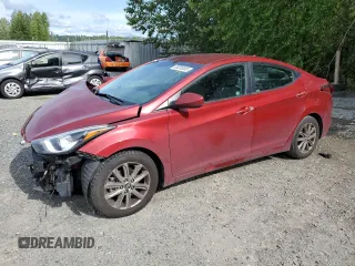 2016 Hyundai Elantra SE z VIN 5NPDH4AE4GH719874, wystawiony jako Copart lot #58205585 z przebiegiem 83 221 mil mil oraz Szkoda całkowita • Salvage title. Historia ofert i sprzedaży dostępna na DreamBid. Obrazek 1.