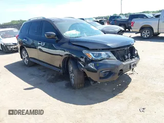 2017 Nissan Pathfinder SL with VIN 5N1DR2MN0HC645018, listed as a IAAI auction lot 42575300 with 117,818 mi miles and . Bid and sale history available at DreamBid. Image 1.