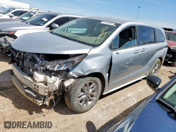 2022 Toyota Sienna LE с VIN 5TDKSKFC0NS065578, выставлен на аукционе Copart как лот 56146395 с пробегом 326 818 миль миль и Чистый • Clean title. История ставок и продаж доступна на DreamBid. Изображение 1.