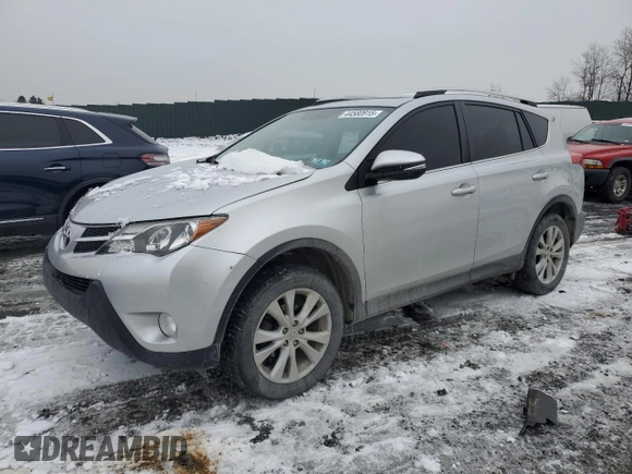2014 Toyota RAV4 Limited with VIN 2T3DFREV4EW163150, listed as a Copart auction lot 44580915 with 143,812 mi miles and Salvage Title. Bid and sale history available at carsss.com. Image 1.