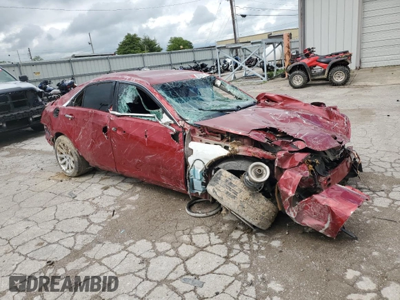 2014 Cadillac CTS AWD with VIN 1G6AW5SX5E0150853, listed as a Copart auction lot 57937305 with Not provided miles and Salvage title. Bid and sale history available at DreamBid. Image 4.
