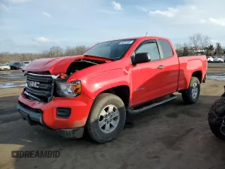 2016 GMC Canyon 4WD SLE with VIN 1GTH6BE35G1153171, listed as a Copart auction lot 46257205 with 11,608 mi miles and Salvage Title. Bid and sale history available at carsss.com. Image 1.