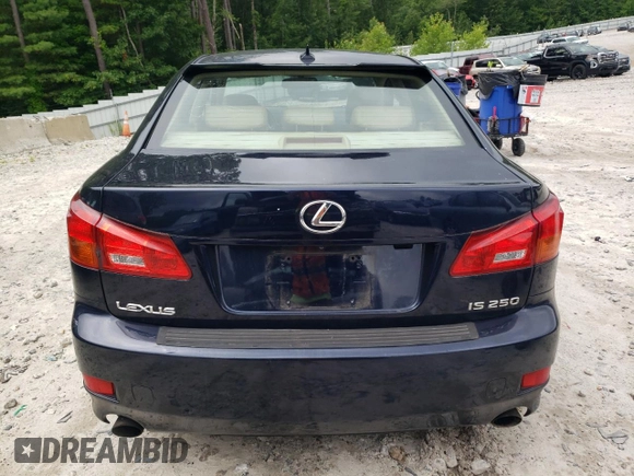 2008 Lexus IS 250 with VIN JTHCK262382023816, listed as a Copart auction lot 64616625 with 175,918 mi miles and Clean title. Bid and sale history available at DreamBid. Image 6.