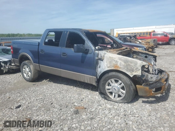 2004 Ford F-150 XLT z VIN 1FTPW145X4KD04195, wystawiony jako Copart lot #53318045 z przebiegiem Nie podano mil oraz Szkoda całkowita • Salvage title. Historia ofert i sprzedaży dostępna na DreamBid. Obrazek 4.