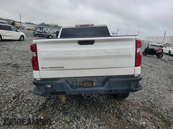 2021 Chevrolet Silverado 1500 Work Truck with VIN 1GCRWAEF7MZ331894, listed as a Copart auction lot 48412735 with 126,173 mi miles and Salvage Title. Bid and sale history available at DreamBid. Image 6.