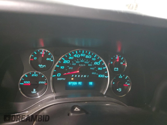 2013 Chevrolet Express Passenger LT with VIN 1GAZG1FG5D1118406, listed as a Copart auction lot 81705434 with 87,326 mi miles and Salvage title. Bid and sale history available at DreamBid. Image 9.
