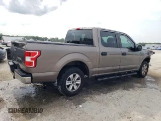 2018 Ford F-150 XL with VIN 1FTEW1CB3JFB73176, listed as a Copart auction lot 58741785 with 153,162 mi miles and Salvage title. Bid and sale history available at DreamBid. Image 3.