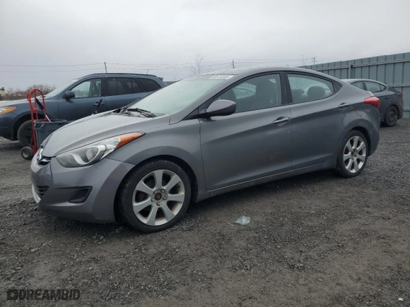 2013 Hyundai Elantra Limited with VIN 5NPDH4AE6DH383317, listed as a Copart auction lot 50573245 with 182,380 mi miles and Clean Title. Bid and sale history available at carsss.com. Image 1.