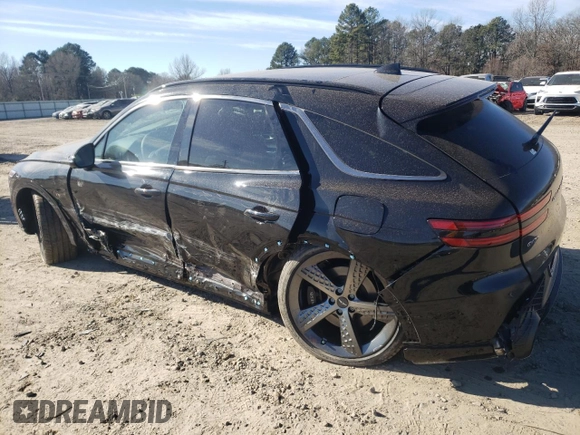 2025 Genesis GV70 2.5T with VIN 5NMMADTB0SH031688, listed as a Copart auction lot 89095825 with 535 mi miles and Salvage title. Bid and sale history available at DreamBid. Image 2.