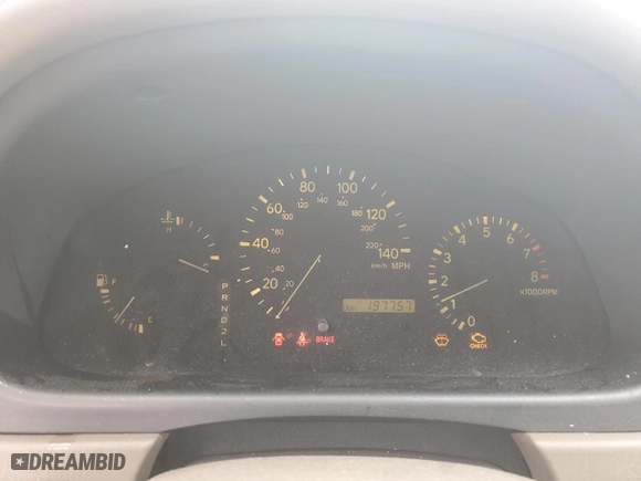 1999 Lexus RX 300 Luxury SUV with VIN JT6HF10U0X0070917, listed as a Copart auction lot 51747785 with 197,757 mi miles and Salvage Title. Bid and sale history available at carsss.com. Image 9.