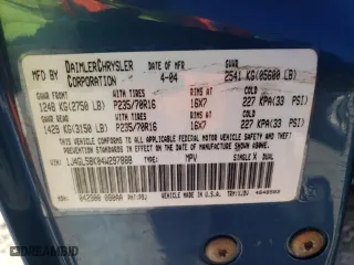 2004 Jeep Liberty Limited with VIN 1J4GL58K04W297888, listed as a Copart auction lot 46644735 with 197,653 mi miles and Salvage Title. Bid and sale history available at carsss.com. Image 13.