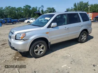 2008 Honda Pilot EX-L with VIN 5FNYF18508B029938, listed as a Copart auction lot 63274475 with 159,288 mi miles and Salvage title. Bid and sale history available at DreamBid. Image 1.