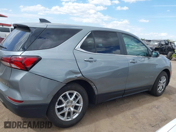 2024 Chevrolet Equinox LT with VIN 3GNAXUEG3RS199409, listed as a IAAI auction lot 42043712 with 25,448 mi miles and . Bid and sale history available at DreamBid. Image 13.