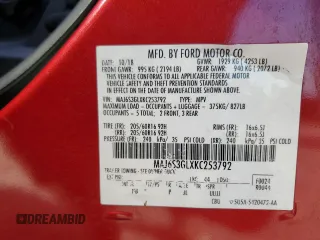2019 Ford EcoSport SE with VIN MAJ6S3GLXKC253792, listed as a Copart auction lot 45158665 with 80,666 mi miles and Salvage Title. Bid and sale history available at carsss.com. Image 15.