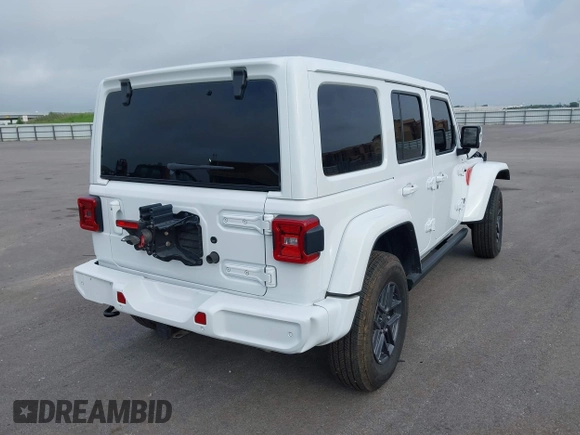 2022 Jeep Wrangler Unlimited Sahara with VIN 1C4HJXEN9NW190351, listed as a IAAI auction lot 42741722 with 40,794 mi miles and . Bid and sale history available at DreamBid. Image 4.
