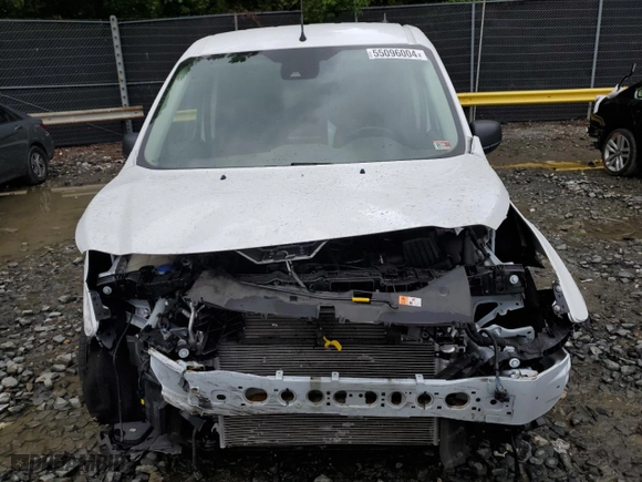 2019 Ford Transit Connect Van XLT with VIN NM0LS7F2XK1405382, listed as a Copart auction lot 55096004 with 23,429 mi miles and Salvage Title. Bid and sale history available at carsss.com. Image 5.